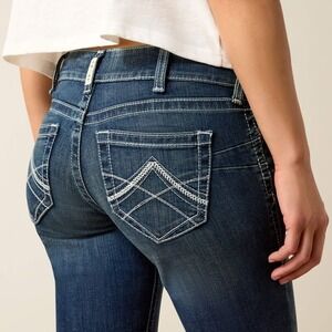ARIAT R.E.A.L. Mid Rise Stretch Icon‎ Stackable Straight Leg Jean 27R